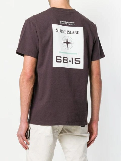 Stone Island 68-15 Logo Print T-shirt | ModeSens