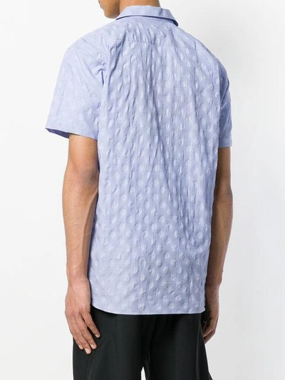 Shop Comme Des Garçons Shirt Short Sleeved Shirt - Blue