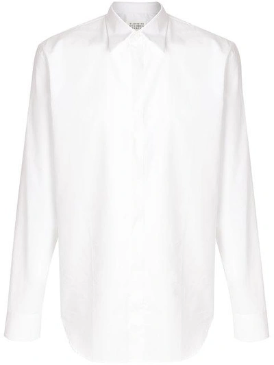 Shop Maison Margiela Long-sleeve Shirt - White