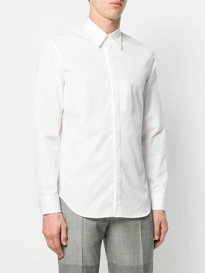 Shop Maison Margiela Long-sleeve Shirt - White