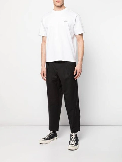 Shop Second / Layer Second/layer Pleated Billowed Trousers - Black