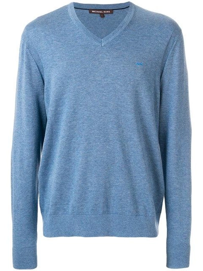 Shop Michael Kors Lightweight Sweatshirt In Blue