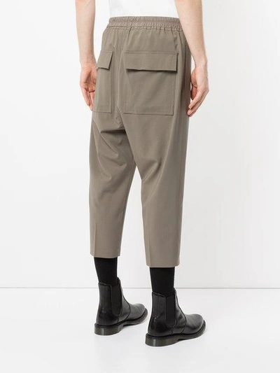 Shop Rick Owens Cropped Trousers