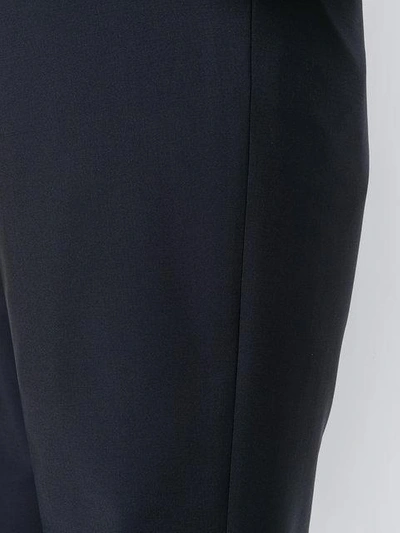 Shop Prada Cropped Tailored Trousers - Blue