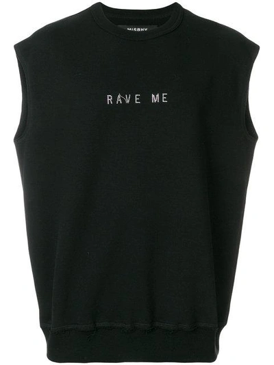 Shop Misbhv Rave Me Tank Top - Black