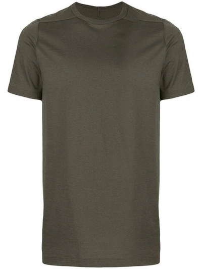 Shop Rick Owens Crew Neck T-shirt - Green