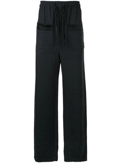 Shop Ex Infinitas Verre Pocket Pajama Trousers - Black