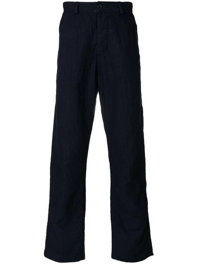 Shop Hannes Roether Drop-crotch Trousers In Blue