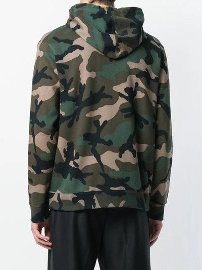 Anywhen printed camouflage hoodie