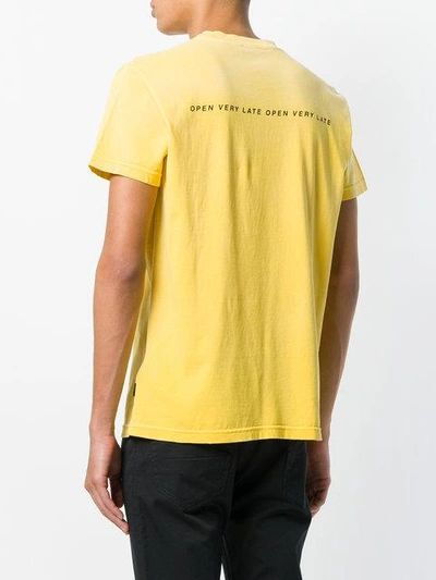 Shop Diesel T-diego-di T-shirt - Yellow & Orange
