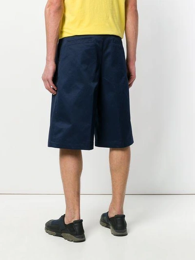 Shop Kenzo Classic Tailored Shorts In Blue