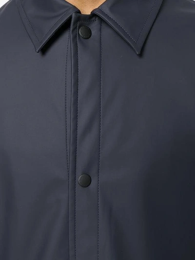 Shop Ps By Paul Smith Water-resistant Rubberised Coat