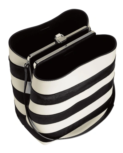 Shop Proenza Schouler Framed Stripe Shoulder Bag