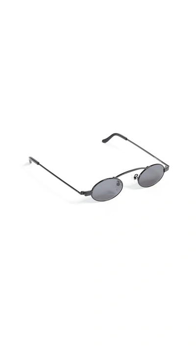 Shop Roberi & Fraud Doris 2.0 Sunglasses In Black/black