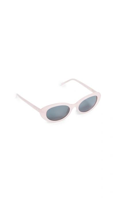 Shop Roberi & Fraud Betty Sunglasses In Pink/black