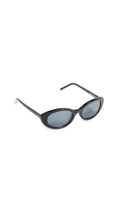 Shop Roberi & Fraud Betty Sunglasses In Black/black
