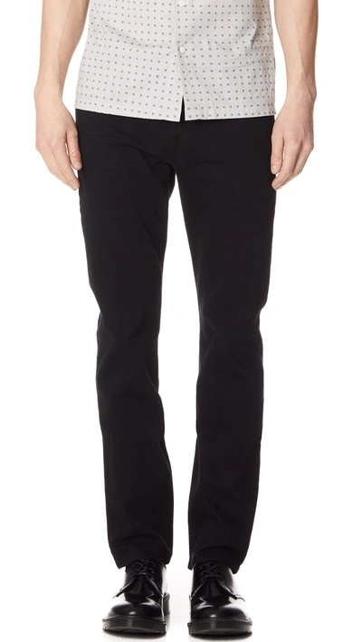 Shop 7 For All Mankind Slimmy Slim Fit Jeans In Annex Black