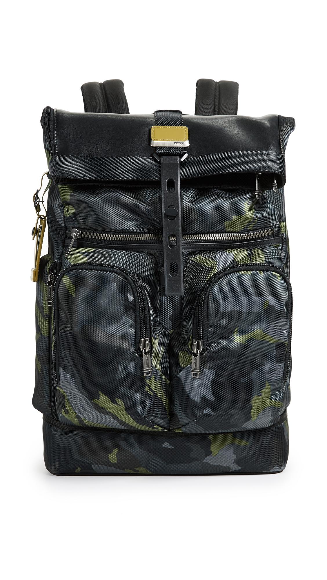 tumi green camo luggage