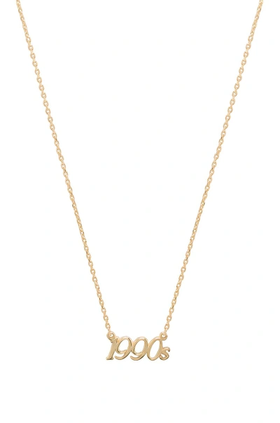 Shop Natalie B Jewelry X Revolve 1990's Charm Necklace In Metallic Gold