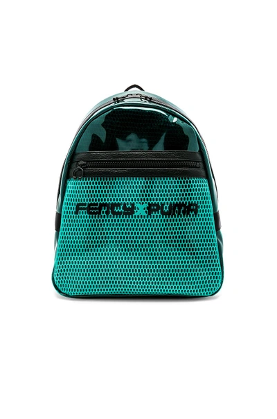 Shop Fenty X Puma Clear Backpack In Blue