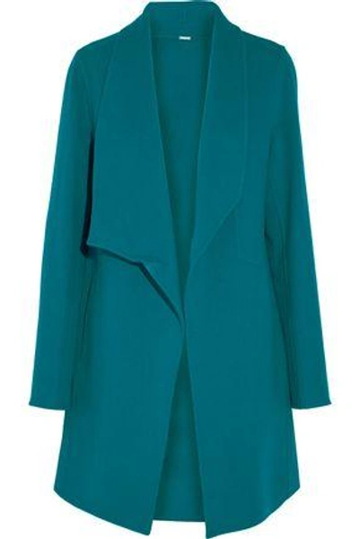 Shop Elie Tahari Woman Wool Coat Teal