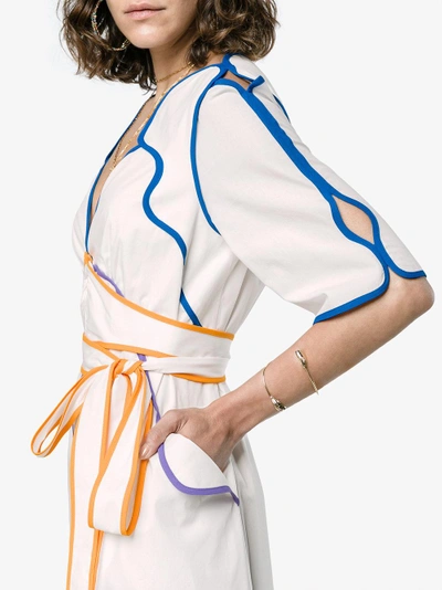 Shop Rosie Assoulin Tube-y Or Not Tube-y Maxi Dress In Yellow&orange