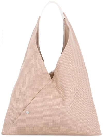 Shop Cabas Nº39 Triangle Tote In Brown
