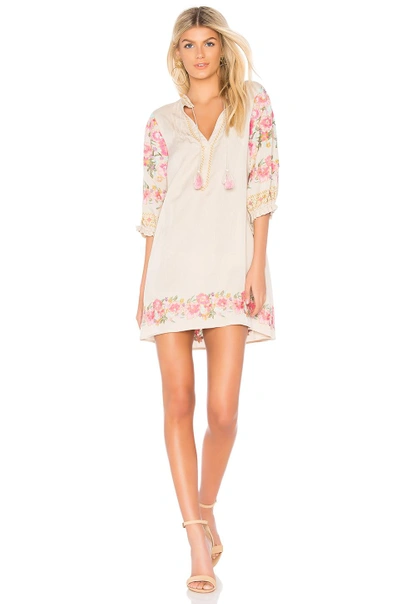Shop Spell & The Gypsy Collective Cleo Tunic Dress In Beige