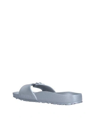 Shop Birkenstock Sandals In Grey