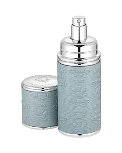 Shop Creed Deluxe Leather & Silver-tone Bottle Atomizer In Grey