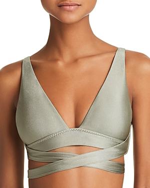 becca wrap bikini top