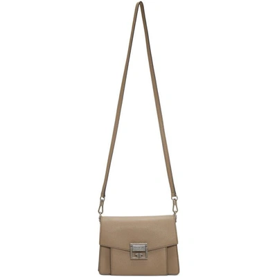 Shop Givenchy Beige Small Gv3 Bag In 284 Linen
