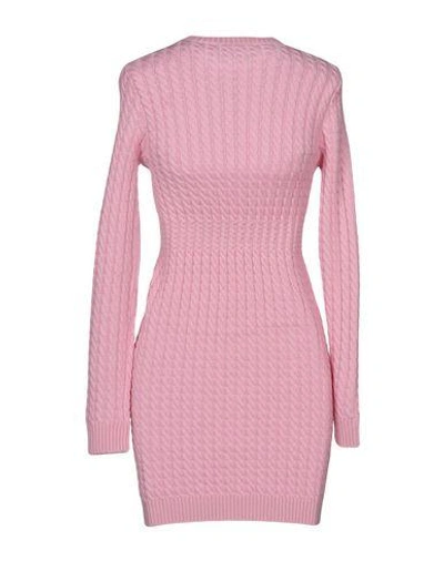 Shop Philipp Plein Short Dresses In Pink