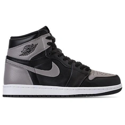 Shop Nike Men's Air Jordan 1 Retro High Og Basketball Shoes, Black