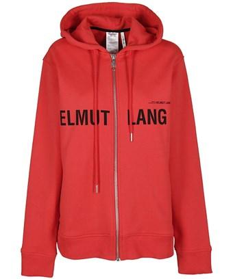 helmut lang red zip up