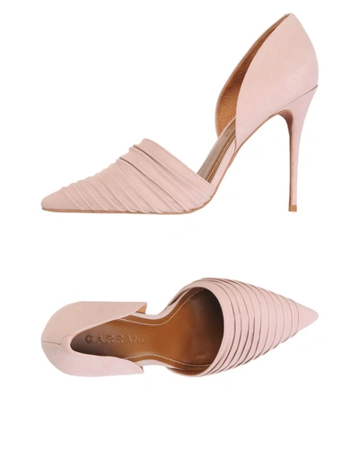 Shop Carrano Pumps In Pale Pink