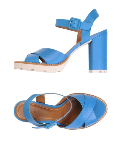 Shop Carrano Sandals In Blue
