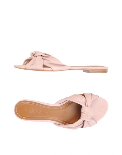 Shop Carrano Sandals In Pale Pink