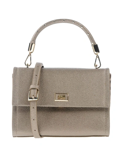 Shop Class Roberto Cavalli Handbag In Platinum