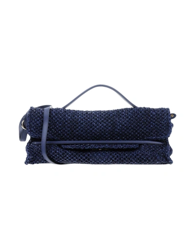 Shop Zanellato Handbags In Dark Blue
