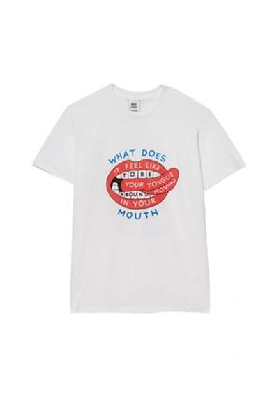 Shop Opening Ceremony David Byrne Mouth Tshirt In White