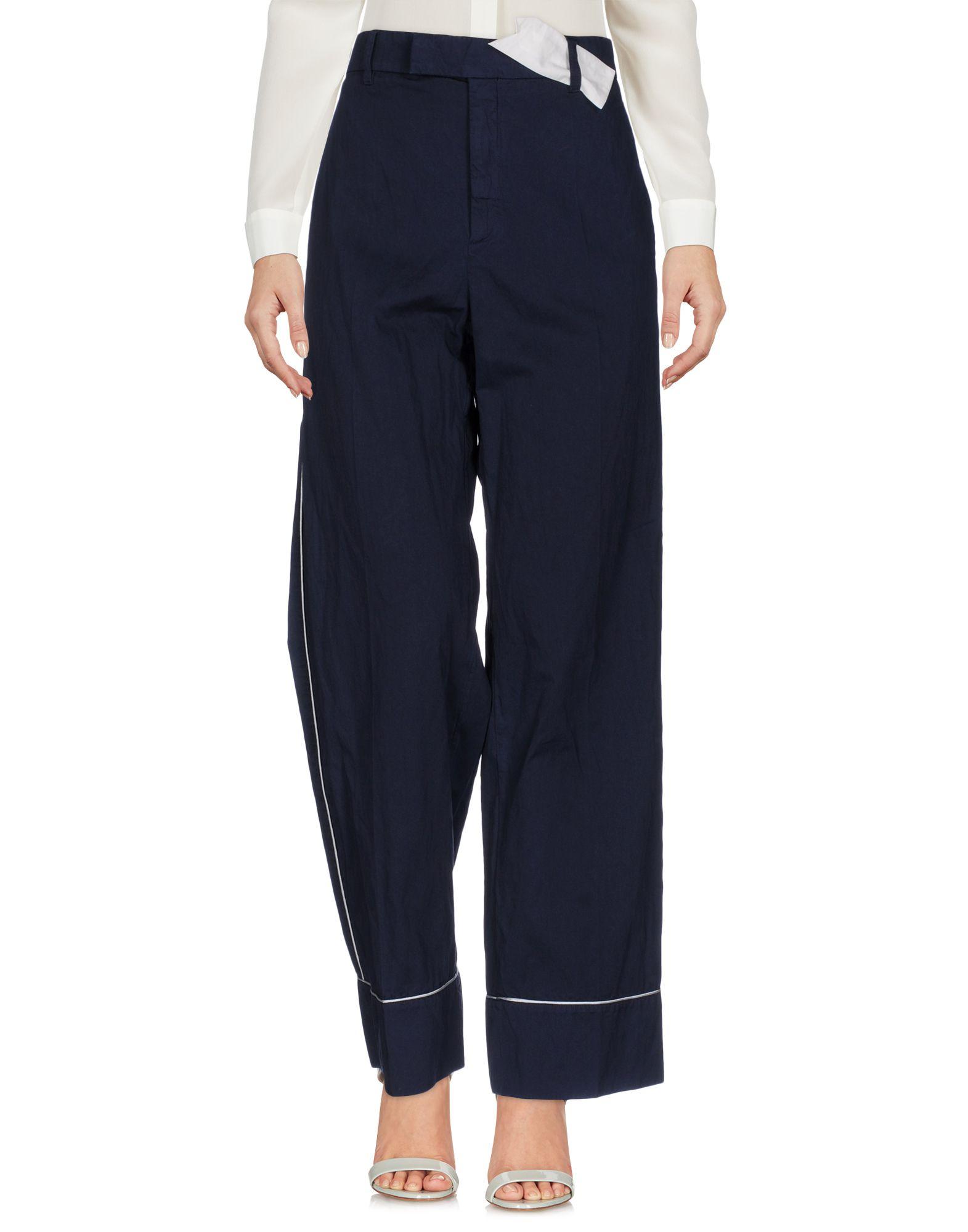 The Gigi Casual Pants In Dark Blue | ModeSens