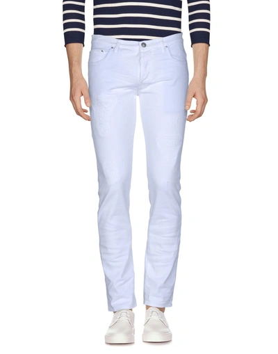 Shop Aglini Jeans In White