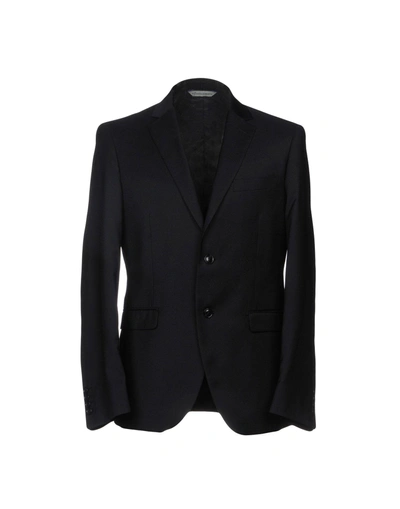 Shop Alessandro Gherardi Suit Jackets In Dark Blue