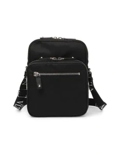 Shop Valentino Garavani Vltn Crossbody Bag In Nero