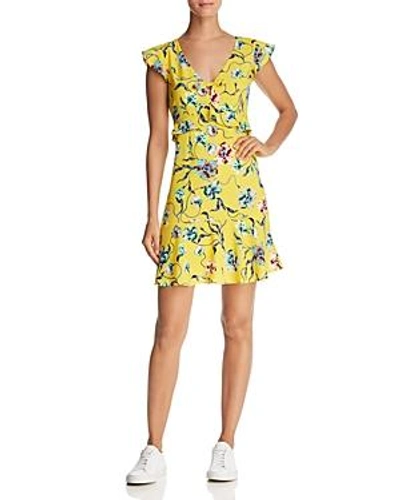 Shop Cooper & Ella Jaylinn Floral-print Dress In Yellow Peony