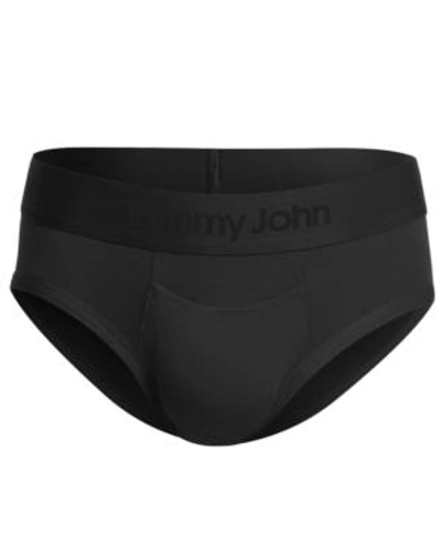 Shop Tommy John Men's Second Skin Briefs In Black