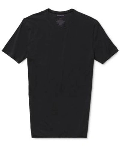 Shop Tommy John Men's Cool Crew-neck Undershirt In Black
