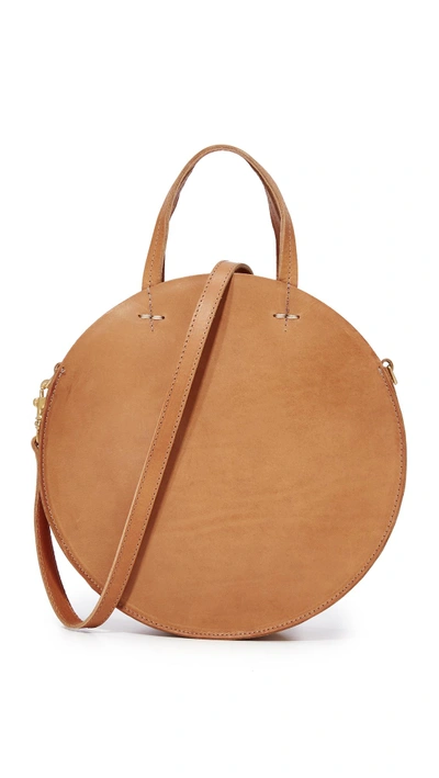 Clare V, Bags, With Tags Clare Vivier Petit Alistair Circle Leather  Shoulder Crossbody Bag