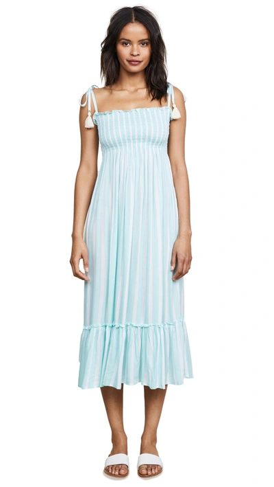 Shop Coolchange Piper Maxi Dress In Clearwater/white